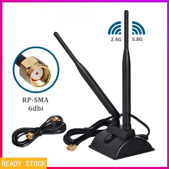 Ăng Ten Wifi Không Dây 6dbi Rp-sma 2.4ghz 5ghz