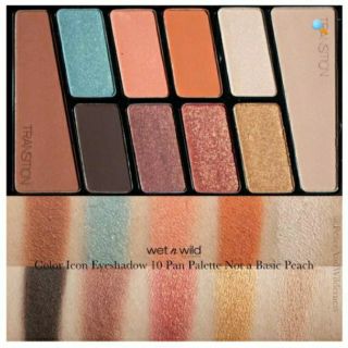 Bảng 10 màu mắt wet n wild màu Not a basic Peach- Hàng có sẵn