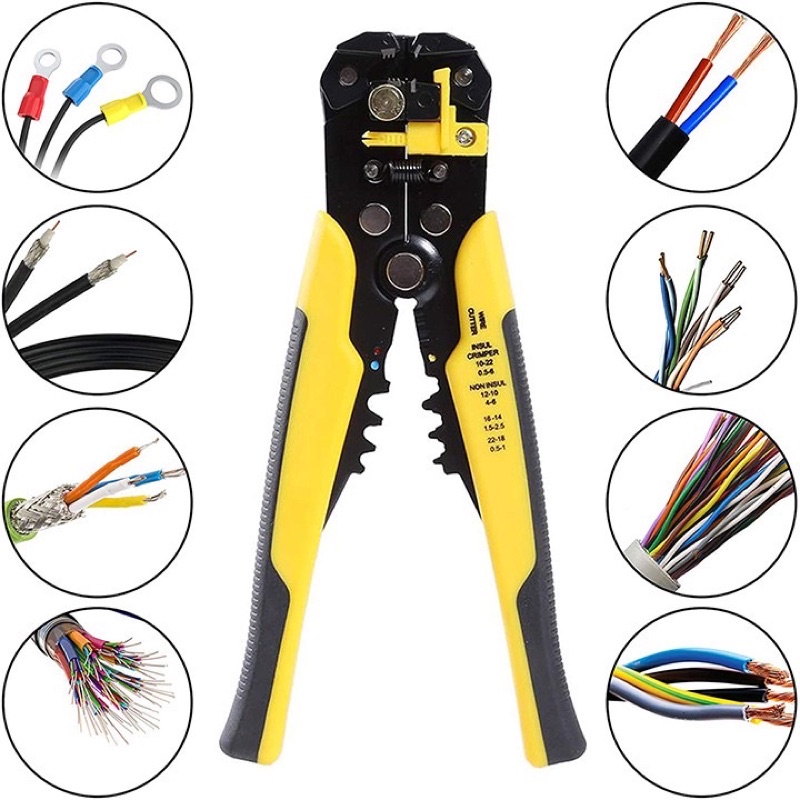 Kìm tuốt dây đa năng 0.2-6.0mm - Lakisan - Màu ngẫu nhiên