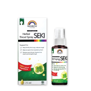 XỊT HỌNG THẢO DƯỢC SEKI-SÁT TRÙNG VÀ TĂNG CƯỜNG MIỄN DỊCH ĐƯỜNG HÔ HẤP,GIẢM HO, ĐAU HỌNG.