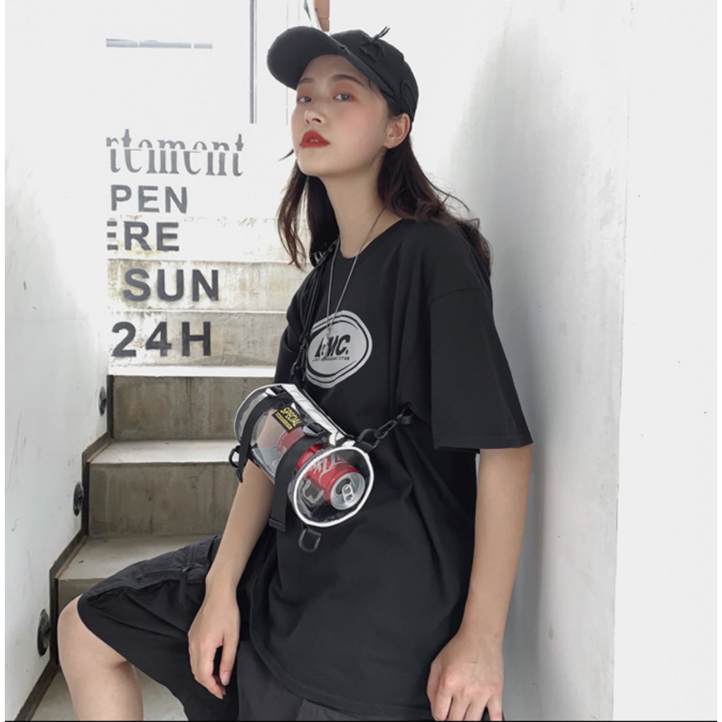 Túi Đeo Chéo Unisex Nam Nữ Thời Trang Hình Trống Trong Suốt Phong Cách Nhật Bản Special TD63 Đeo Vai Bụng Lưng Hông | BigBuy360 - bigbuy360.vn