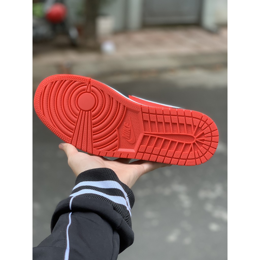 Jordan Low 1 Cổ thấp đen đỏ Màu Mới