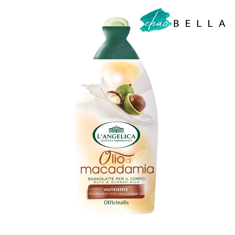Sữa tắm chứa tinh chất dầu Maca L'angelica Sữa tắm dưỡng ẩm với dầu Macadamia 500ml