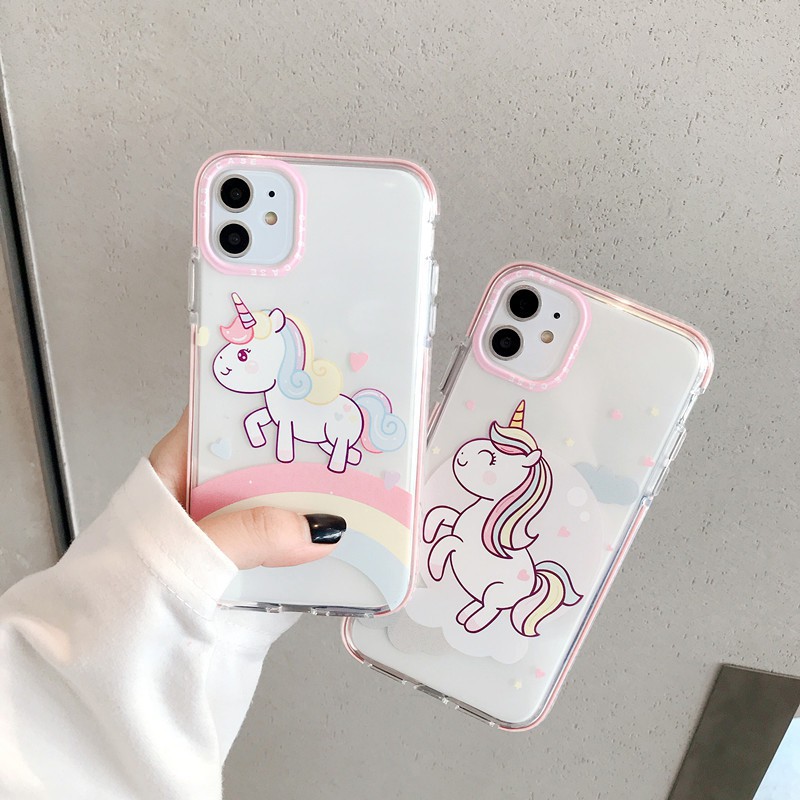 Ốp Điện Thoại Kì Lân Chất PM Cao Cấp Chống Trơn Trượt  Iphone 11 11proMax 7plus 8plus X XS XS MAX Unicorn DT02 Dino Case