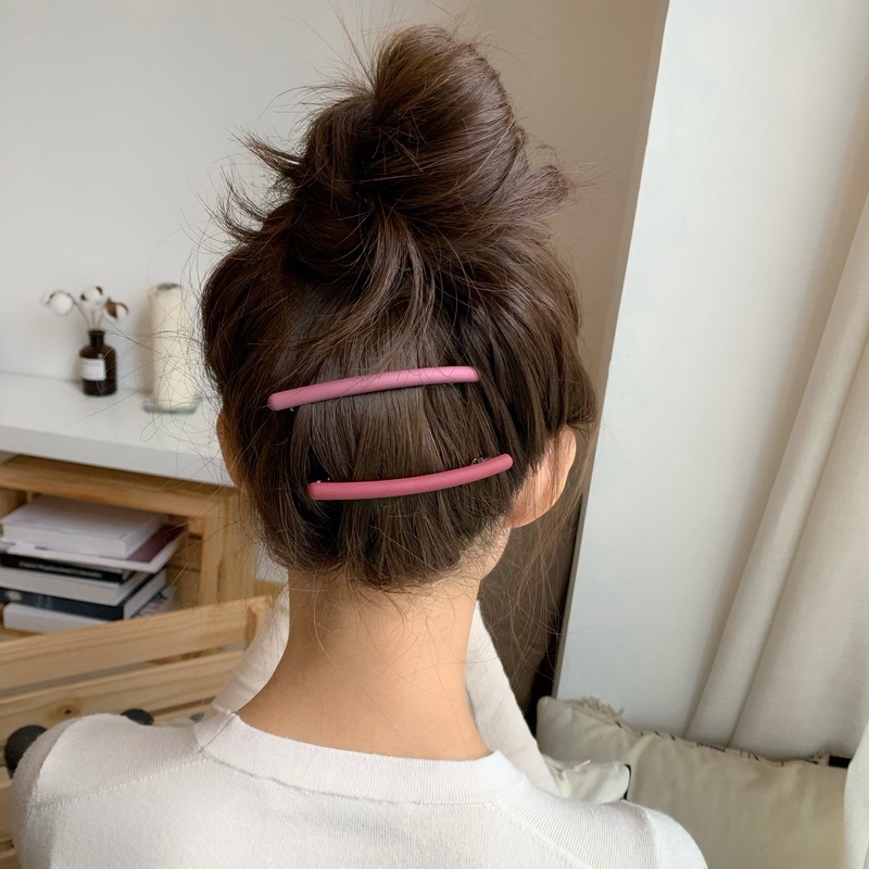 Kẹp Tóc Màu Trơn Đơn Giản Dễ Phối Đồ kf021