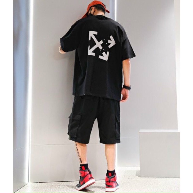 Áo phông Phản Quang OFF_White đen trắng [FREESHIP] áo dáng unisex hàng đủ size, áo thun nam nữ đẹp chất, chất cotton mềm | BigBuy360 - bigbuy360.vn