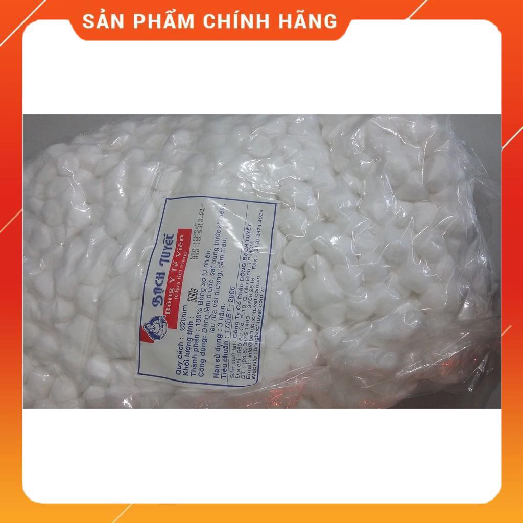 Bông viên bạch tuyết 500g
