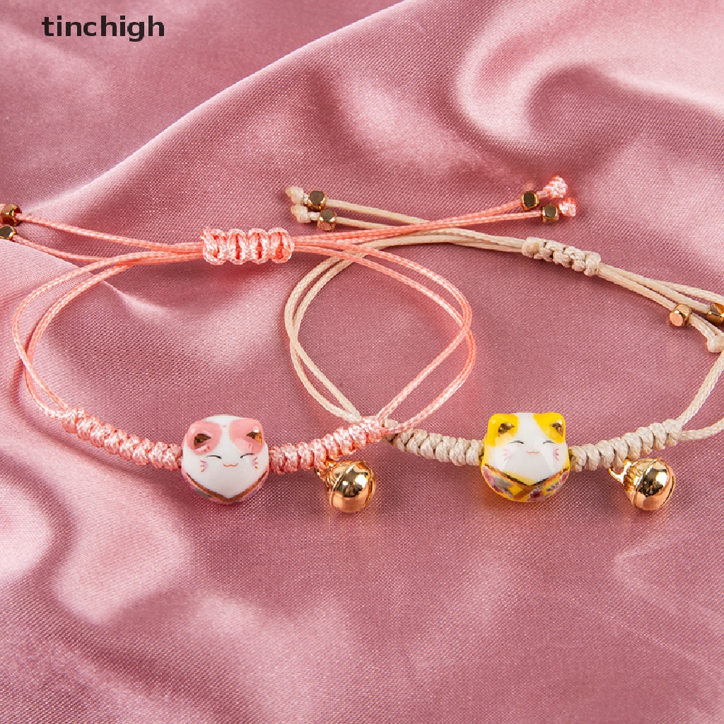 Vòng Đeo Tay Hình Mèo May Mắn Xinh Xắn Dành Cho Các Cặp Đôi