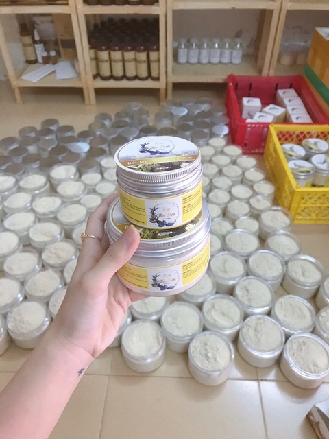 Bột rửa mặt thuốc bắc ngăn ngừa mụn, giảm nhờn Kim Thảo Dược handmade