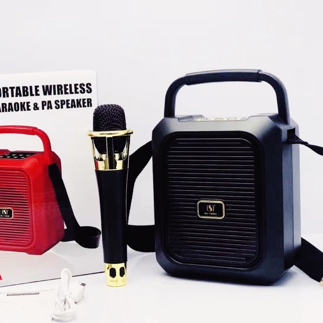 Loa Kéo Karaoke Mini YS-A19 Phiên Bản Nâng Cấp A20 A23 Kèm Mic Không Dây