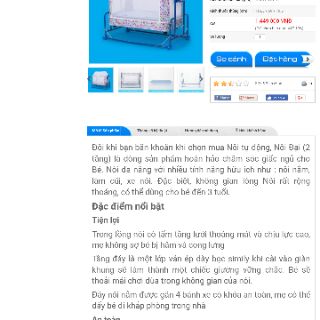 Nôi điện 2 tầng Long Hưng.