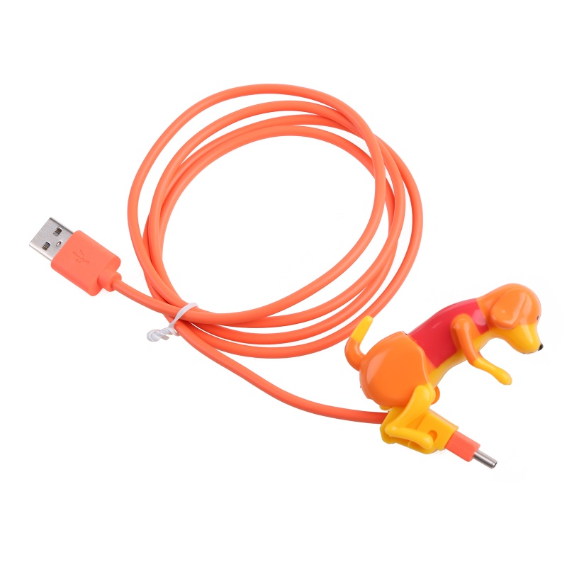 Dây Cáp Sạc USB Truyền Dữ Liệu Nhanh Type-C Hình Chú Chó Humping Vui Nhộn Cho Điện Thoại Di Động