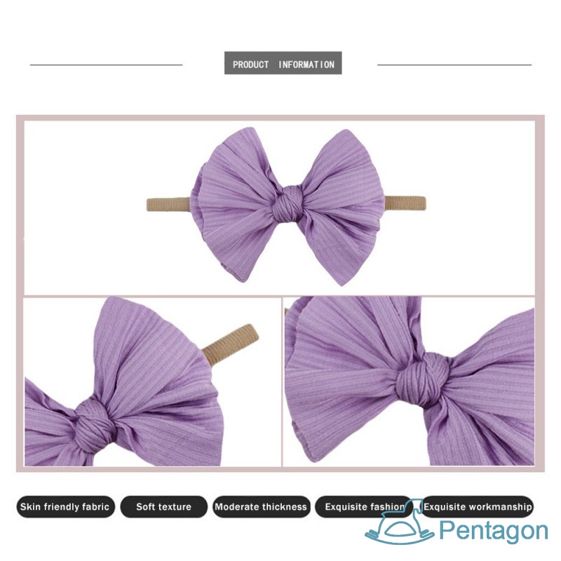 Kẹp Tóc Nơ In Họa Tiết Dễ Thương Cho Bé Gái