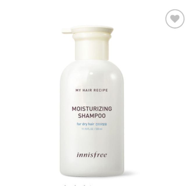  
Dầu gội dưỡng ẩm dành cho tóc khô My Hair Recipe Moisturizing Shampoo Innisfree (330ml)