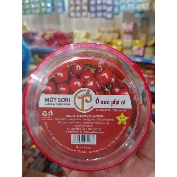 Ô Mai Phố Cổ đủ vị hộp 180g