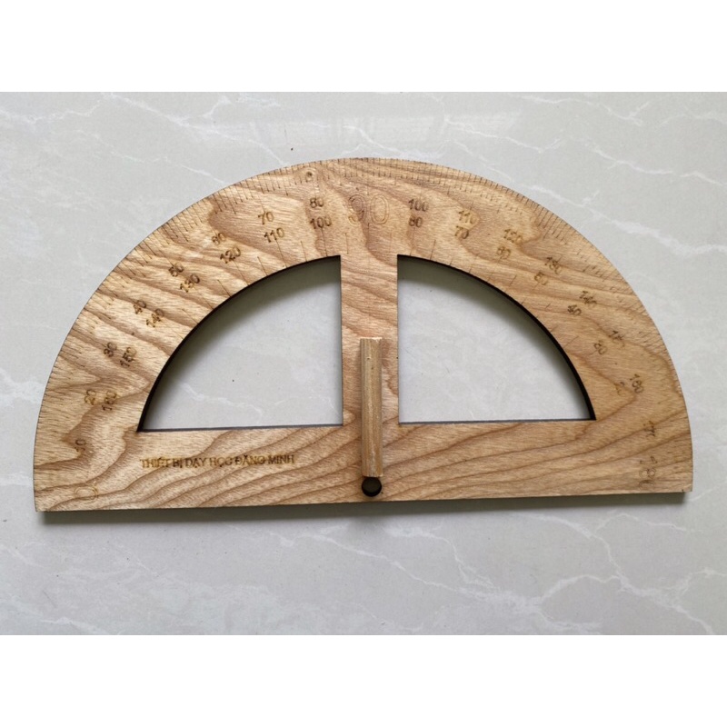 Thước Đo Độ Giáo Viên Gỗ Sồi