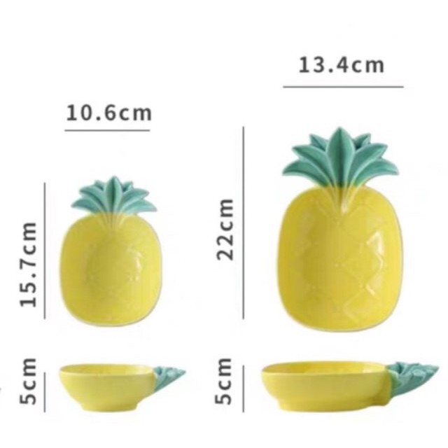 chén sứ trái thơm lớn dành cho hamster/thỏ/bọ/sóc/....