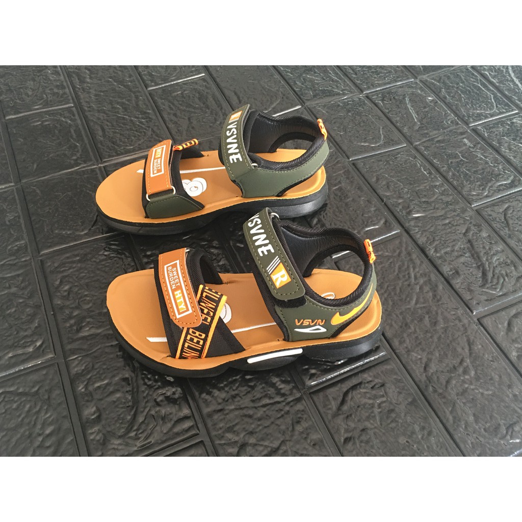 Sandal bé trai Fashion ❤️ Dép sandal chất lượng tốt ❤️ quai ngang, đế chống trơn trượt hàng quảng châu cho bé 3-10 tuổi.