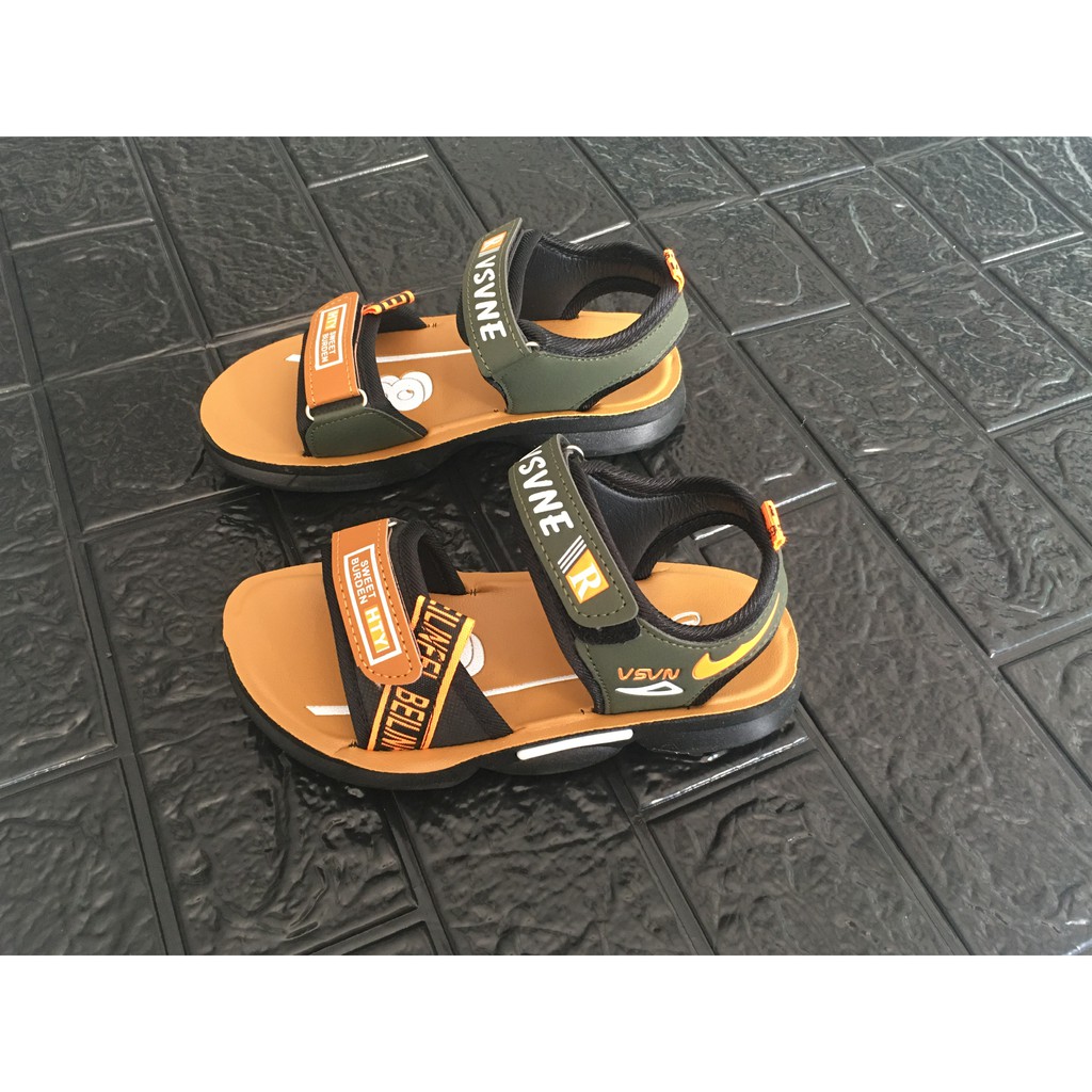 Sandal bé trai Fashion ❤️ Dép sandal chất lượng tốt ❤️ quai ngang, đế chống trơn trượt hàng quảng châu cho bé 3-10 tuổi.