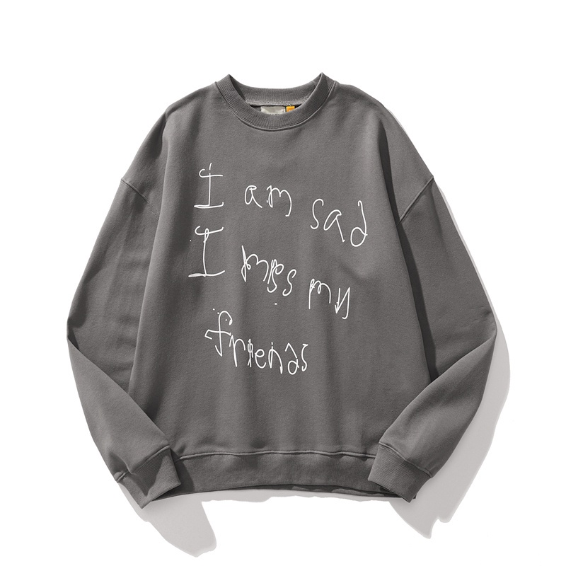 Gallery Áo sweater Cổ Tròn In Chữ handwritten Cổ Điển Đơn Giản Thoải Mái Mùa Thu