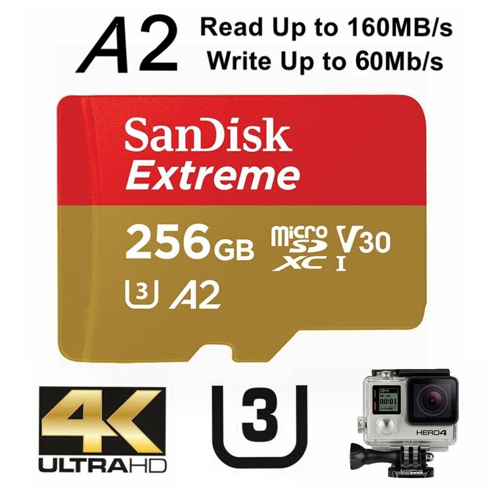 Thẻ nhớ microSXHC Extreme A2 160Mbs 400Gb-1Tb