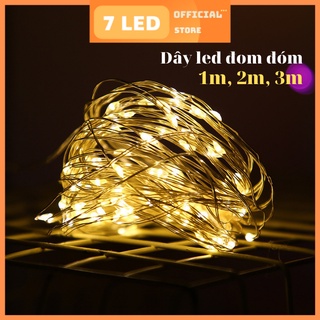 Dây đèn led trang trí đom đóm Fairy Light có sẵn pin dài 1m-2m-3m