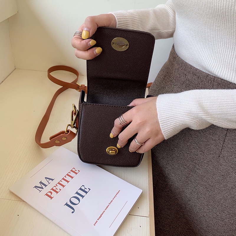 Túi Đeo Chéo Nữ Mini Phom Vuông Nhỏ Xinh Tiện Dụng Da Pu Bền Đẹp Giá Rẻ Phiên Bản Hàn Quốc Thời Trang Cá Tính