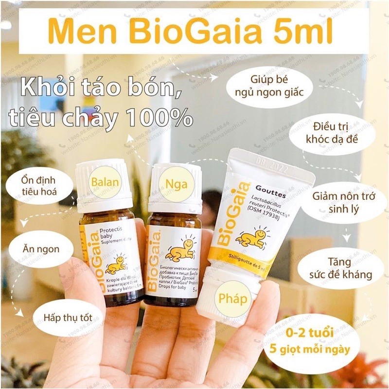 Men vi sinh Biogaia Protectis 5ml - Nga