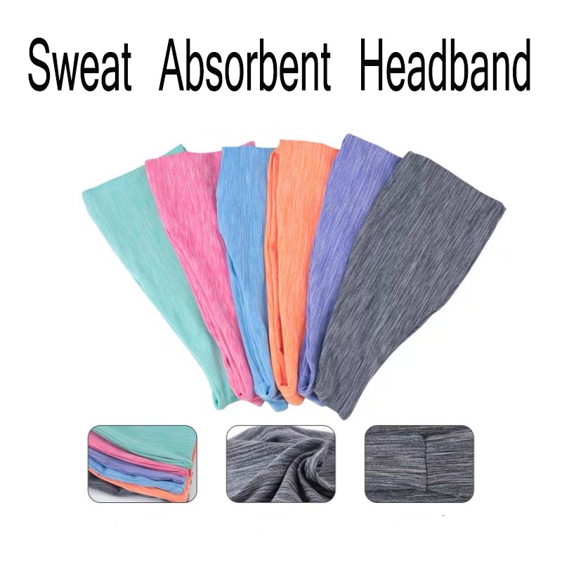 Băng Đô Thể Thao Mềm Thấm Hút Mồ Hôi 6 Màu Thời Trang Cho Nữ
