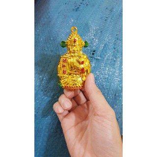 set 5 thần tài lùn xi mạ dùng trang trí tháp tỏi