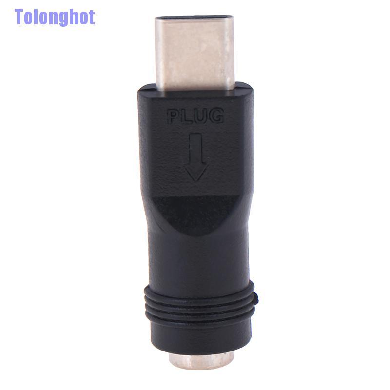 Phích Cắm Chuyển Đổi 1 5.5x2.1mm Sang Cổng Type-C 3.1 90 / 180 Độ
