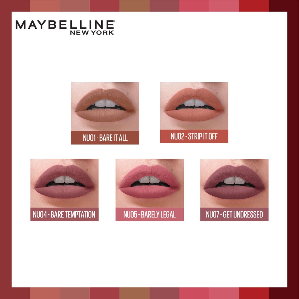 (hàng Mới Về) Son Kem Lì Màu Nude 7ml Thương Hiệu Glamouroseshop | BigBuy360 - bigbuy360.vn