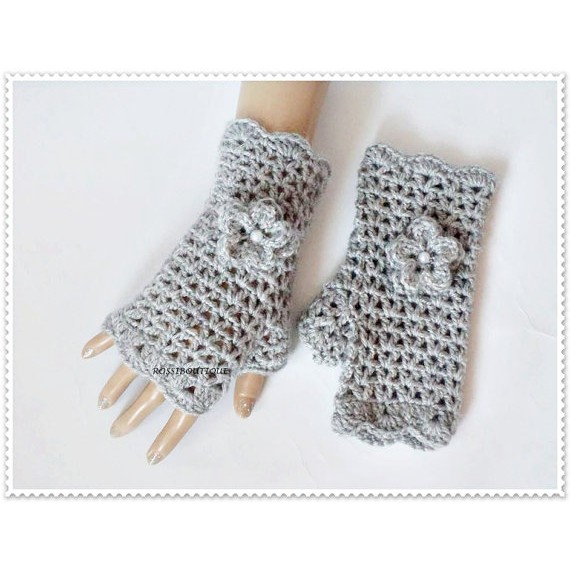 [Handmade- G1] Găng tay handmade - Găng tay len móc tay không ngón cho mùa đông này