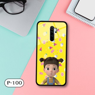 Ốp lưng kính 3D Xiaomi Redmi Note 8 Pro- hình cute