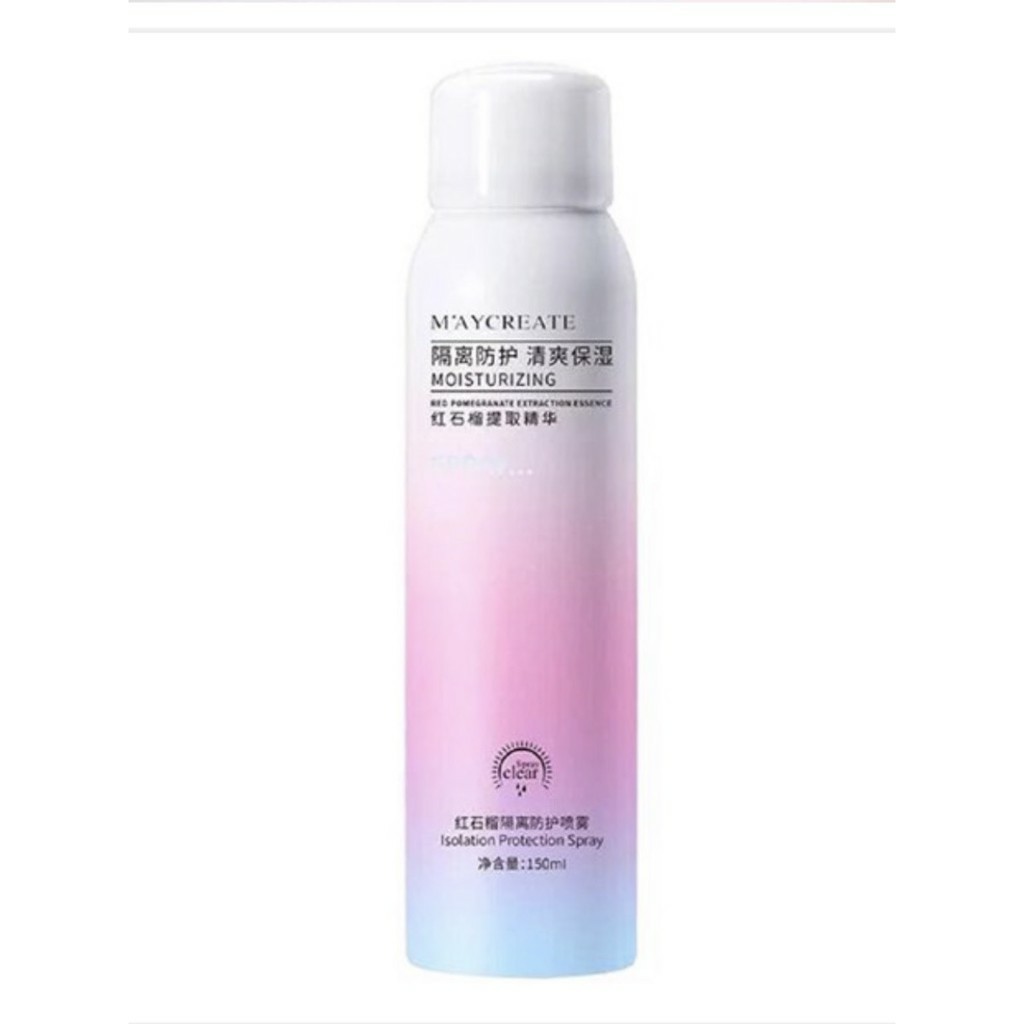 Xịt Chống Nắng Trắng Da MayCreate 150mlGIADUNGTONGKHO1 Xịt Chống Nắng Trắng Da Chính Hãng Nội ĐỊa Trung