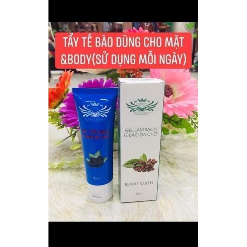 Tẩy tế bào chết thải độc da mỹ phẩm Beauty Queen (chính hãng)MẪU MỚI