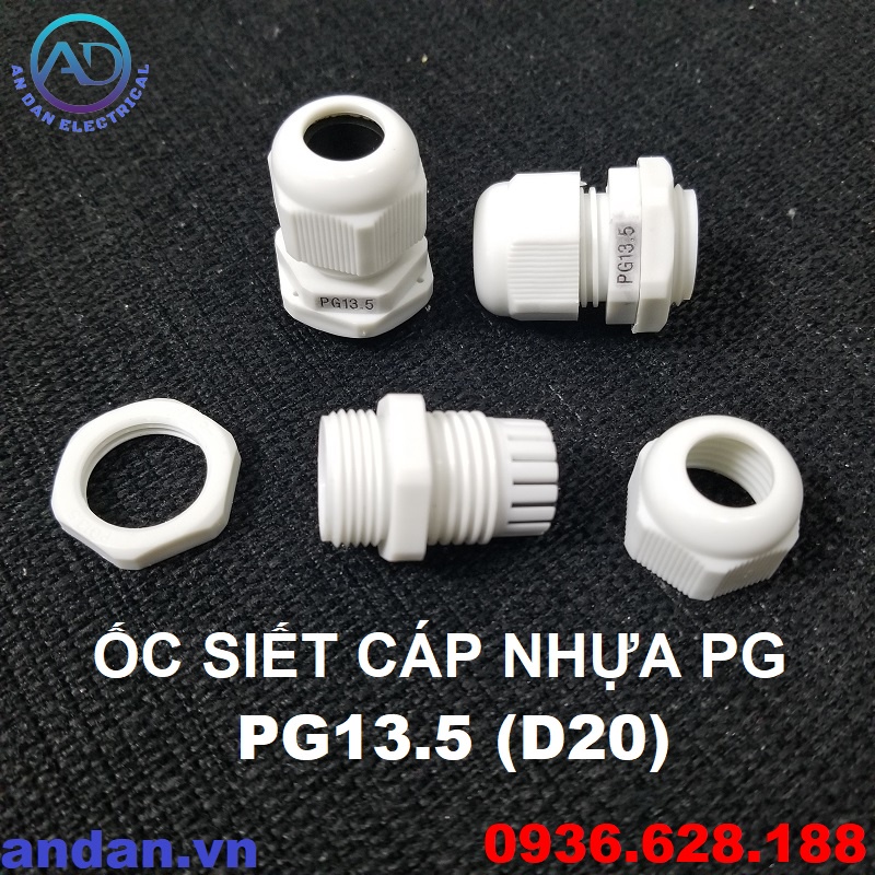 Ốc Siết Cáp Nhựa, Đầu Ren Thít Cáp – PG, PG7, PG9, PG11, PG13.5, PG16, PG19, PG21, PG25, PG29, PG36, PG42, PG48