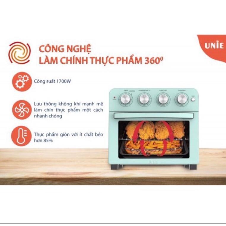 Lò nướng kiêm nồi chiên không dầu Unie Q37 - Hàng chính hãng