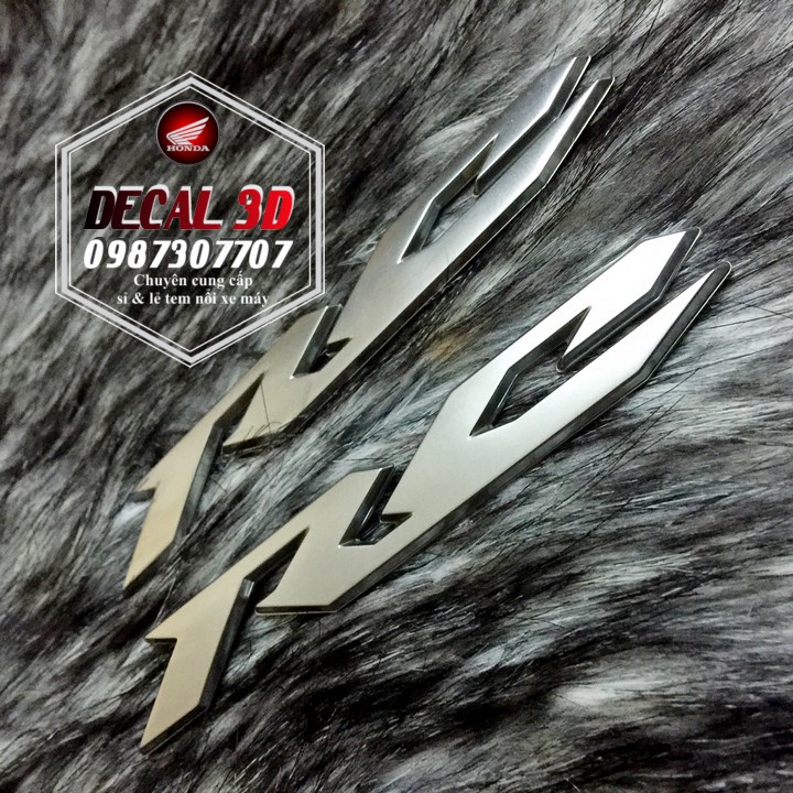 LOGO TEM RC YAMAHA HÀNG CAO CẤP CHO SIRIUS EXCITER 1 cặp