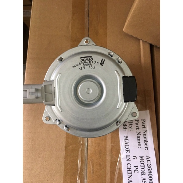 Mô tơ quạt giàn nóng két nước chính hãng Denso cho Vios 2015-2019