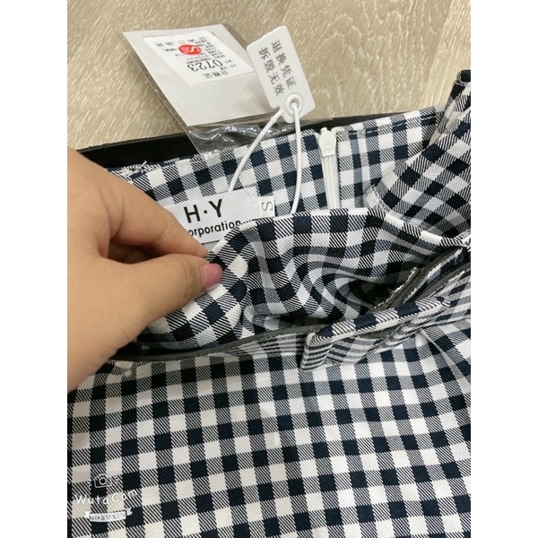 Chân váy caro kèm đai siu xinh🌸🌸🌸 | BigBuy360 - bigbuy360.vn