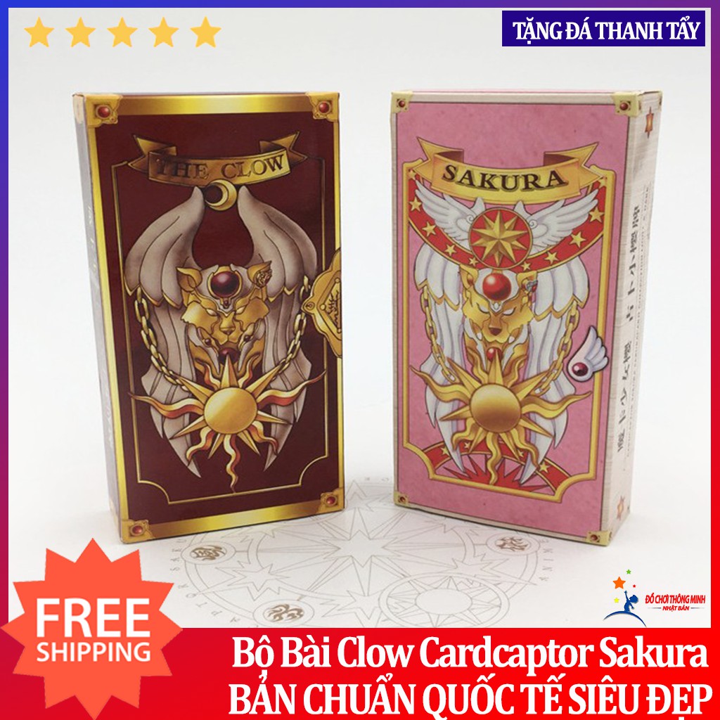 Tarotscopes bài tarot clow card/cardcaptor sakura/kinomoto sakura chuẩn đẹp tặng đá thanh tẩy