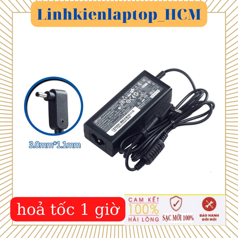 Sạc laptop Acer A515-56 Swift 3, Alpha 12 SA5-271P SF113  SF314-51 SF314-51-38EE- Sạc acer 19V - 2.37A - 45W chân nhỏ
