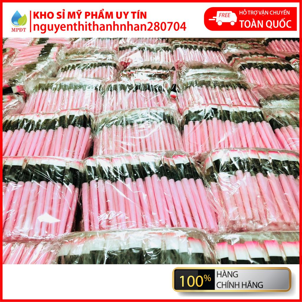 Combo 200 cọ quét mặt nạ cán hồng, cán trắng