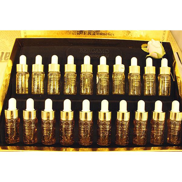 Bộ 20 Chai Serum Bergamo Luxury Gold Caviar & Collagen Sora