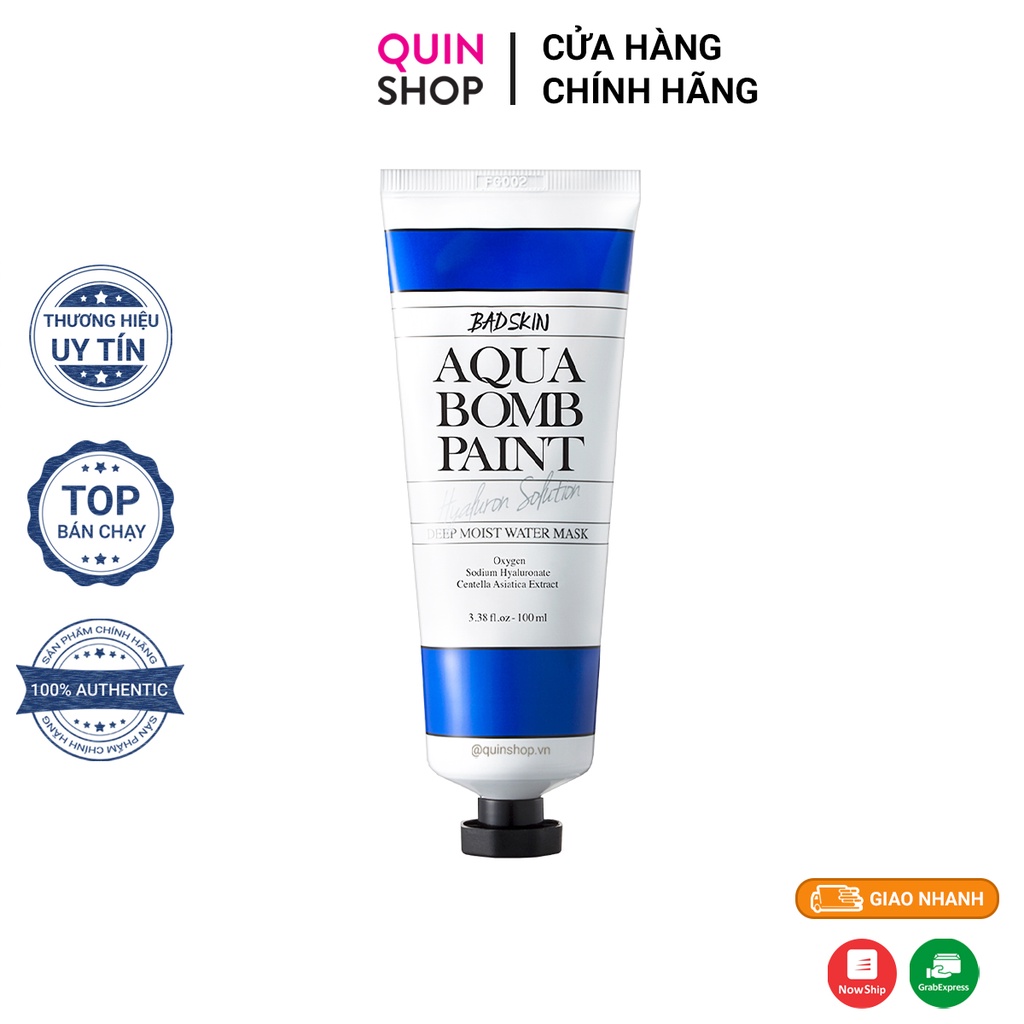 Mặt Nạ Ngủ Badskin Aqua Bomb Paint Deep Moist Water Mask