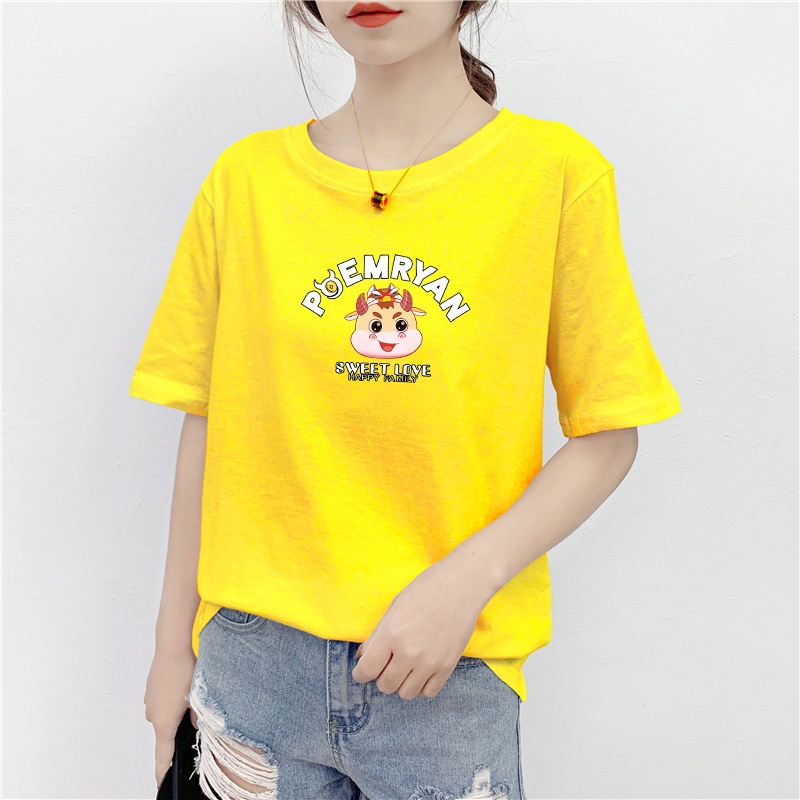 Áo Phông Nữ Áo Hàng QC Xả Kho Mẫu Lộn Xộn Giao Màu Ngẫu Nhiên [Unisex Form Thụng Nữ Giá Rẻ giao mẫu ngẫu Nhiên