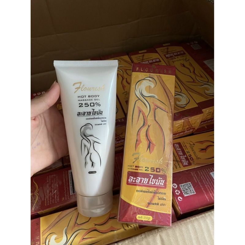 GEL Tan Mỡ FLOURISH HOT BODY MASSAGE GEL