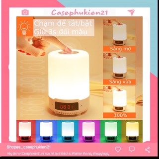 Loa Đèn ngủ để bàn thông minh kèm loa Bluetooth di động 3in1 Y02 (7 màu) - Điều khiển bằng smartphone, thay đổi màu sắc