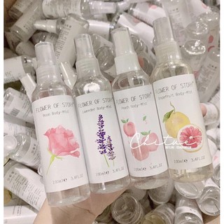 Combo 4 chai body mist flower of story